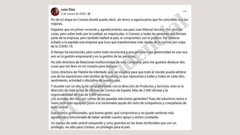 Archivo:Leire se despide de Correos.jpg