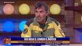 Juan siendo entrevistado por RTVE con uniforme de Brigada BRIF